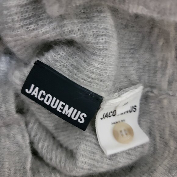 Jacquemus Le Cardigan Alzou in Grey 34 2 - Picture 7 of 7